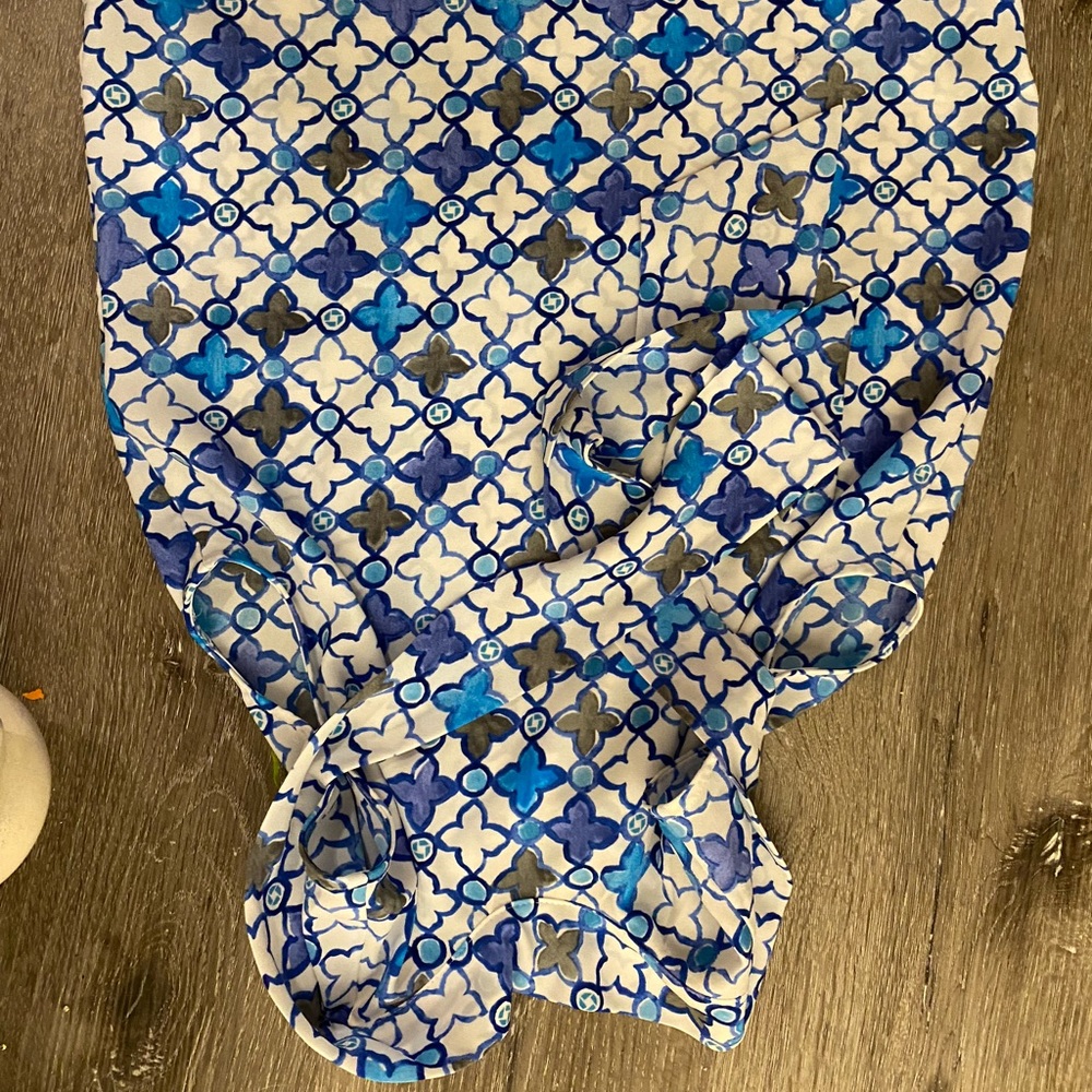 Sz00P chasebank landsend uniform sleeveless blouse